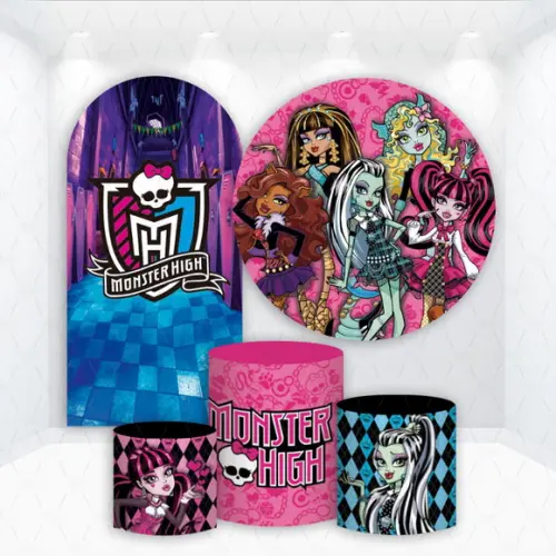 Conjunto de Capas de Painel e Cilindros Monster High