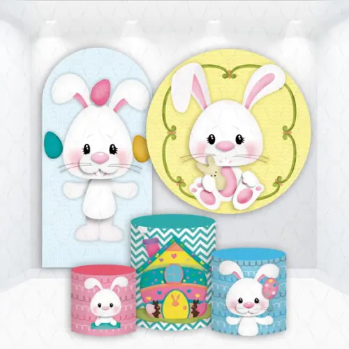 Conjunto de Capas de Painel e Cilindros Pascoa