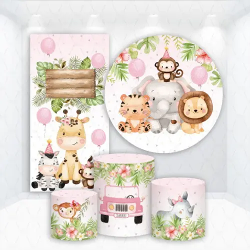 Conjunto de Capas de Painel e Cilindros Safari