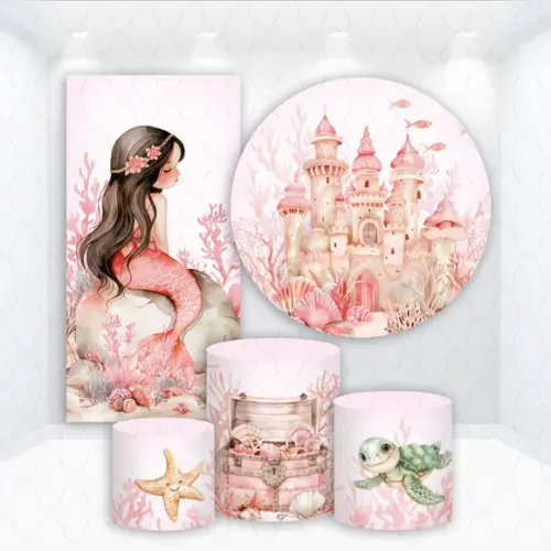 Conjunto de Capas de Painel e Cilindros Sereia