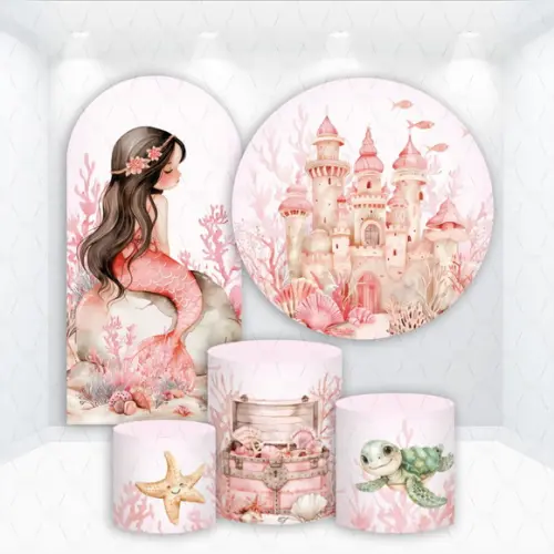 Conjunto de Capas de Painel e Cilindros Sereia