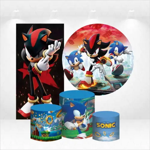 Conjunto de Capas de Painel e Cilindros Sonic Shadow