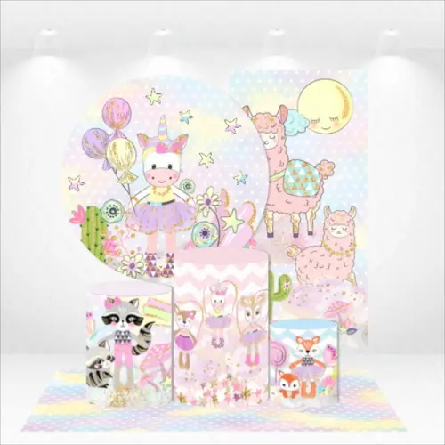 Conjunto De Capas De Painel E Cilindros Sonho Encantado
