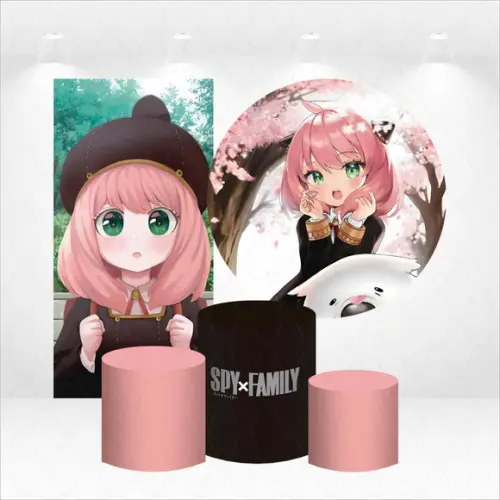 Conjunto de Capas de Painel e Cilindros Spy Family