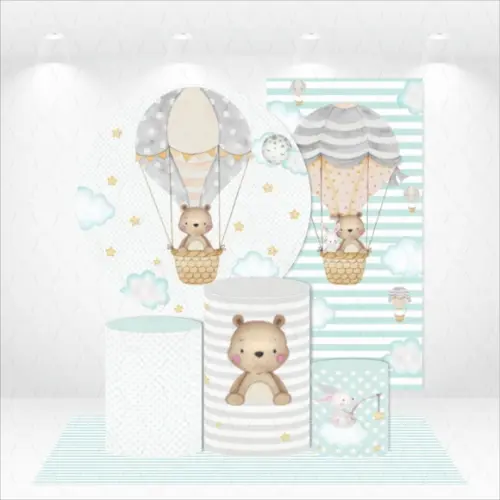 Conjunto De Capas De Painel E Cilindros Urso Baloeiro