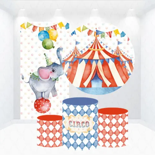 Conjunto de Capas Painel e Cilindros Circo