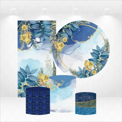 Conjunto de Capas Painel e Cilindros Floral