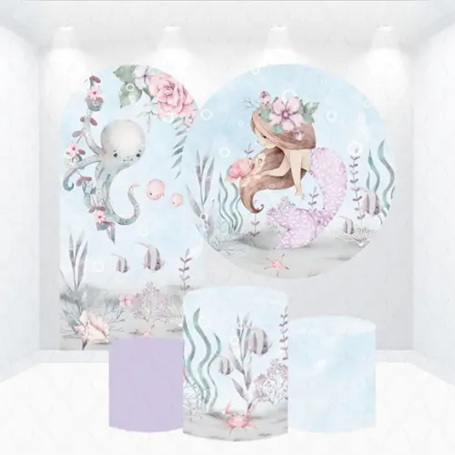 Conjunto de Capas Painel e Cilindros Pequena Sereia