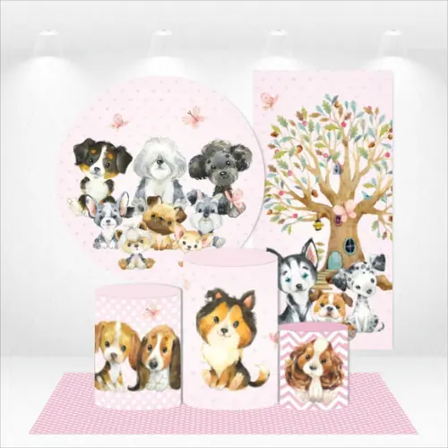 Conjunto de Capas Painel e Cilindros Pets