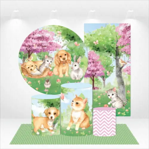 Conjunto de Capas Painel e Cilindros Pets