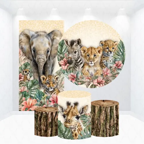 Conjunto de Capas Painel e Cilindros Safari