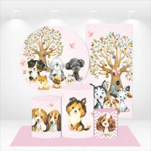 Conjunto de Capas Painel e Cilindros Pets