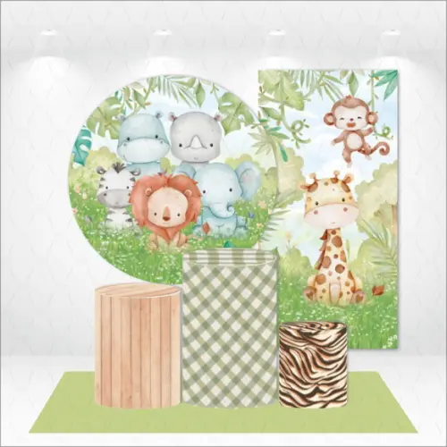 Conjunto de Capas Painel e Cilindros Safari