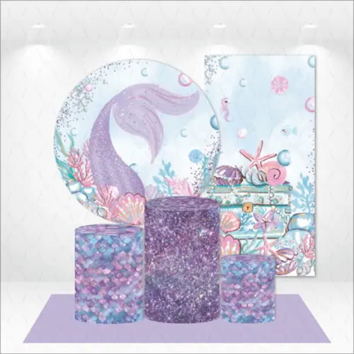 Conjunto de Capas Painel e Cilindros Sereias