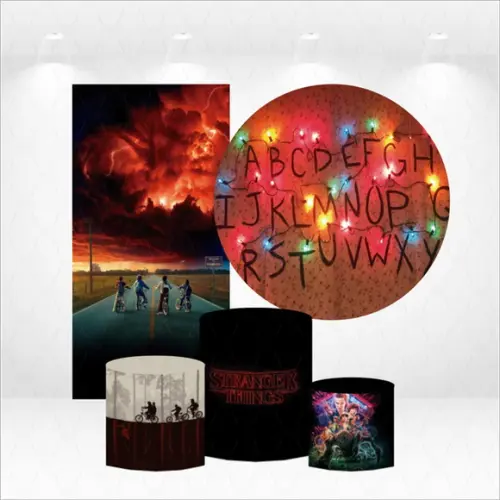 Conjunto de Capas Painel e Cilindros Stranger Things