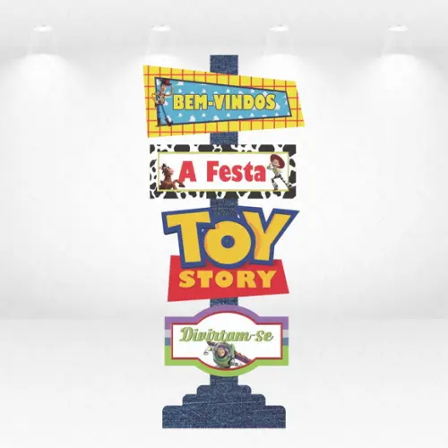 Display / Totem 1,2m Desmontável Toy Story