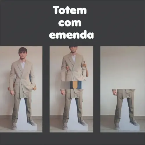 Display / Totem 1,2m Desmontável Pooh