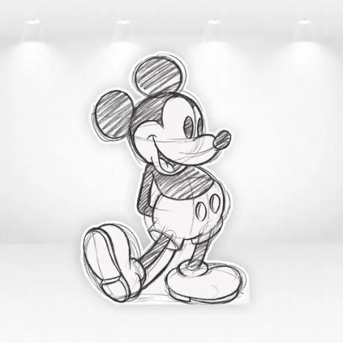 Display / Totem 1,3m Mickey Desmontável