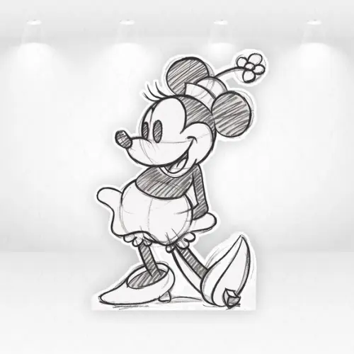 Display / Totem 1,3m Minnie Desmontável