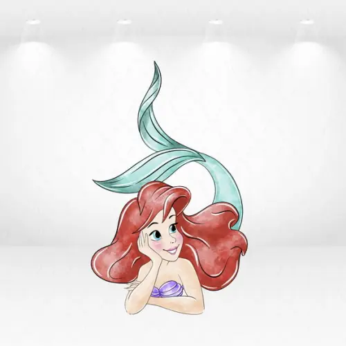 Display / Totem 1,3m Princesa Ariel - com Emenda