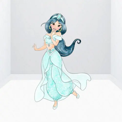Display / Totem 1,3m Princesa Jasmine