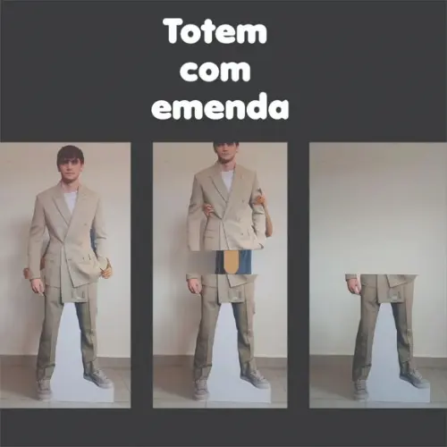 Display / Totem 1,7m Desmontável Jesus Pastor