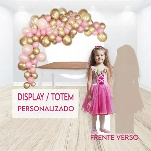 Display / Totem 2m Personalizado de Foto Desmontável