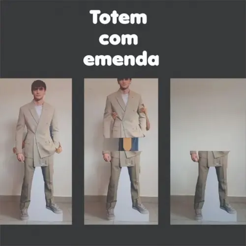 Display / Totem Desmontável 1,78m Bts Jeon Jungkook