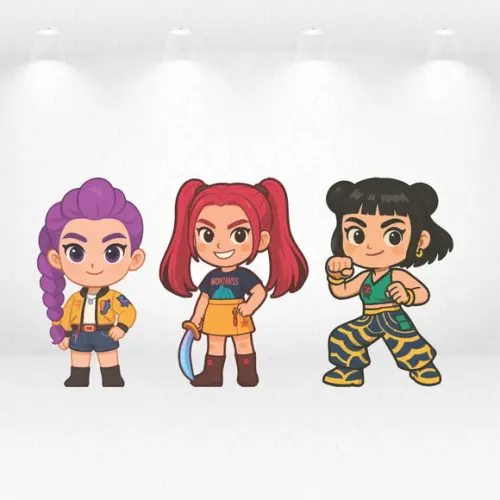 Display / Totem Guerreiras do K-pop 80cm