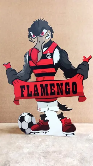 Display / Totem Mascote Time de Futebol 65cm