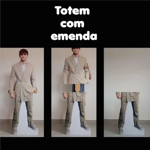 Display Lady Gaga - 1,6m - com Emenda
