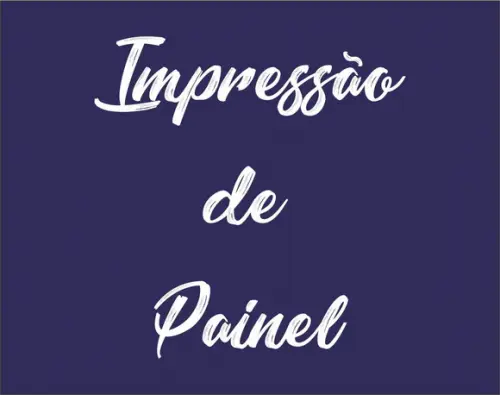Impressão de painel