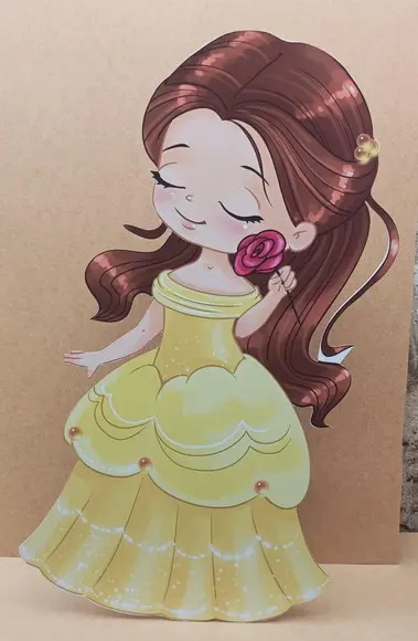 Kit 10 Totens de Princesas 30cm