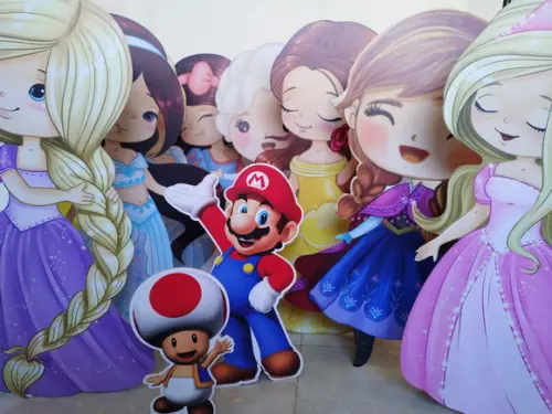 Kit 10 Totens de Princesas 30cm
