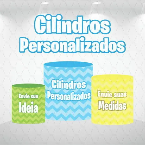 Kit de Capas de Cilindros Personalizadas - Padrão 1