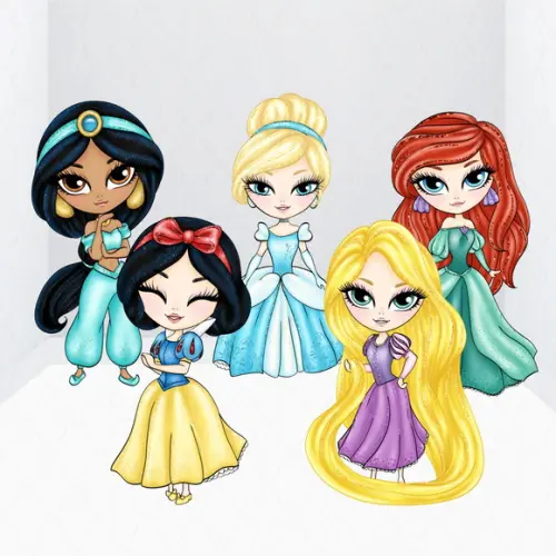 Kit Display / Totem de Chão Princesas 1,3m