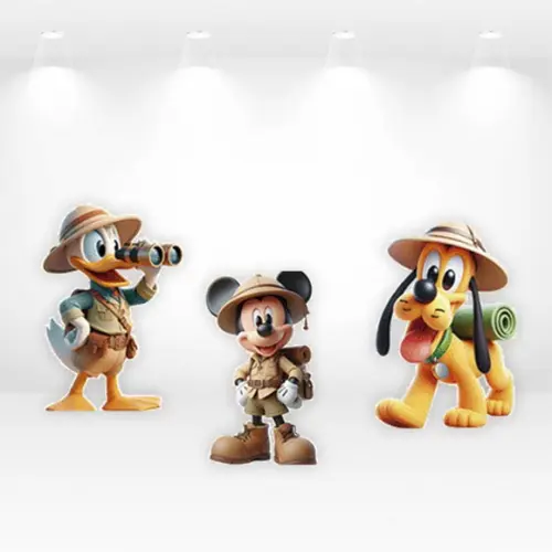 Kit Display / Totem Mickey Safari 80cm