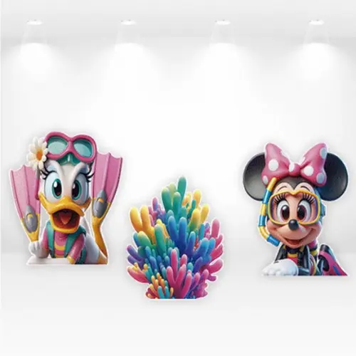 Kit Display / Totem Minnie Mergulhadora 80cm