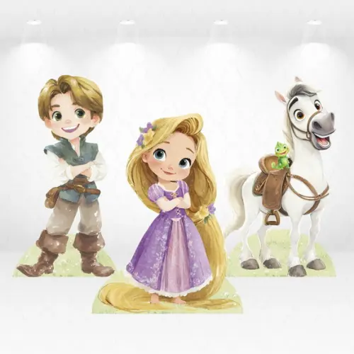 Kit Display / Totem Princesa Rapunzel 80cm