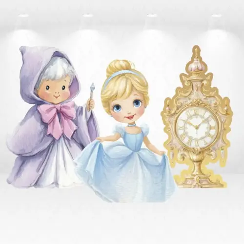 Kit Display / Totem Princesa Cinderela 80cm