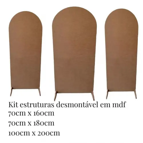 Kit Estrutura para Paineis Romanos em mdf