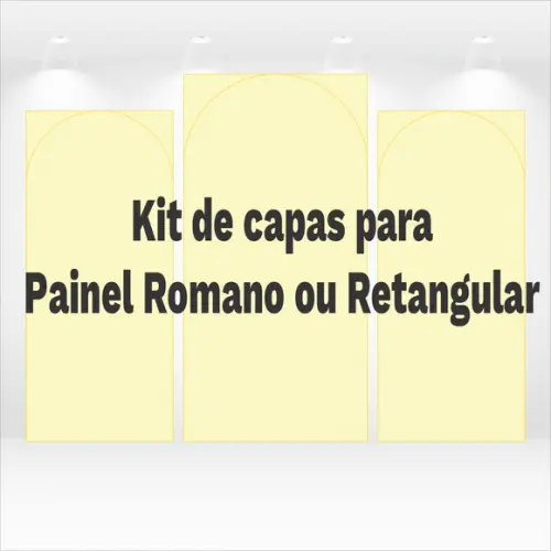 Kit Painéis Romanos ou Retangulares Vestfácil - Arte Acervo