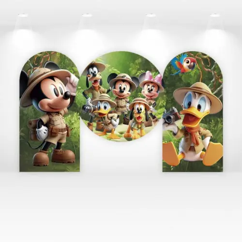 Kit Painéis Mickey Safari
