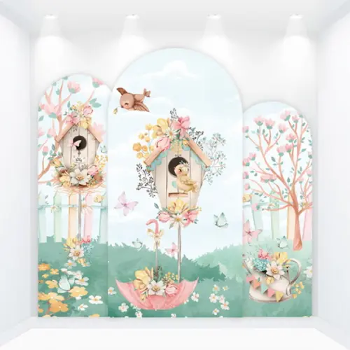 Kit Painéis Romanos Vestfácil Jardim Encantado
