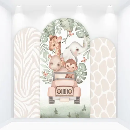 Kit Painéis Romanos Vestfácil Safari