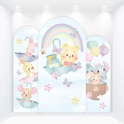 Kit Painéis Romanos Vestfácil Ursinho Pooh