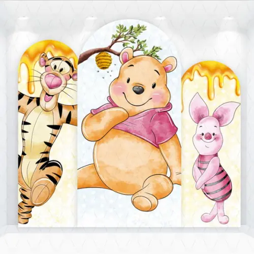 Kit Painéis Romanos Vestfácil Ursinho Pooh