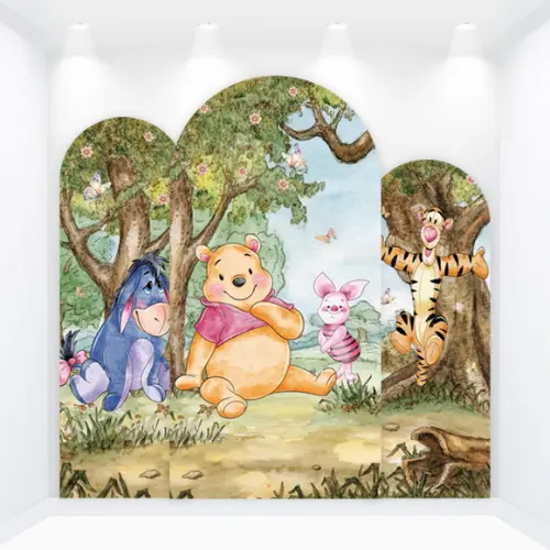 Kit Painéis Romanos Vestfácil Ursinho Pooh