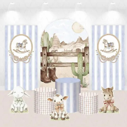Kit Painéis Vestfácil, Cilindros e Displays Fazendinha
