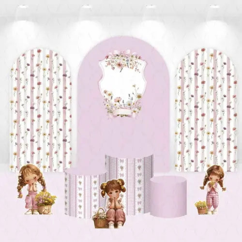 Kit Painéis Vestfácil, Cilindros e Displays Floral